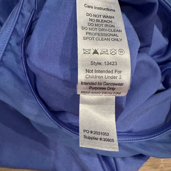 WEISSMAN IC PURPLE SEQUIN COMPETITION DANCE COSTUME #13423 - Picture 7 of 7